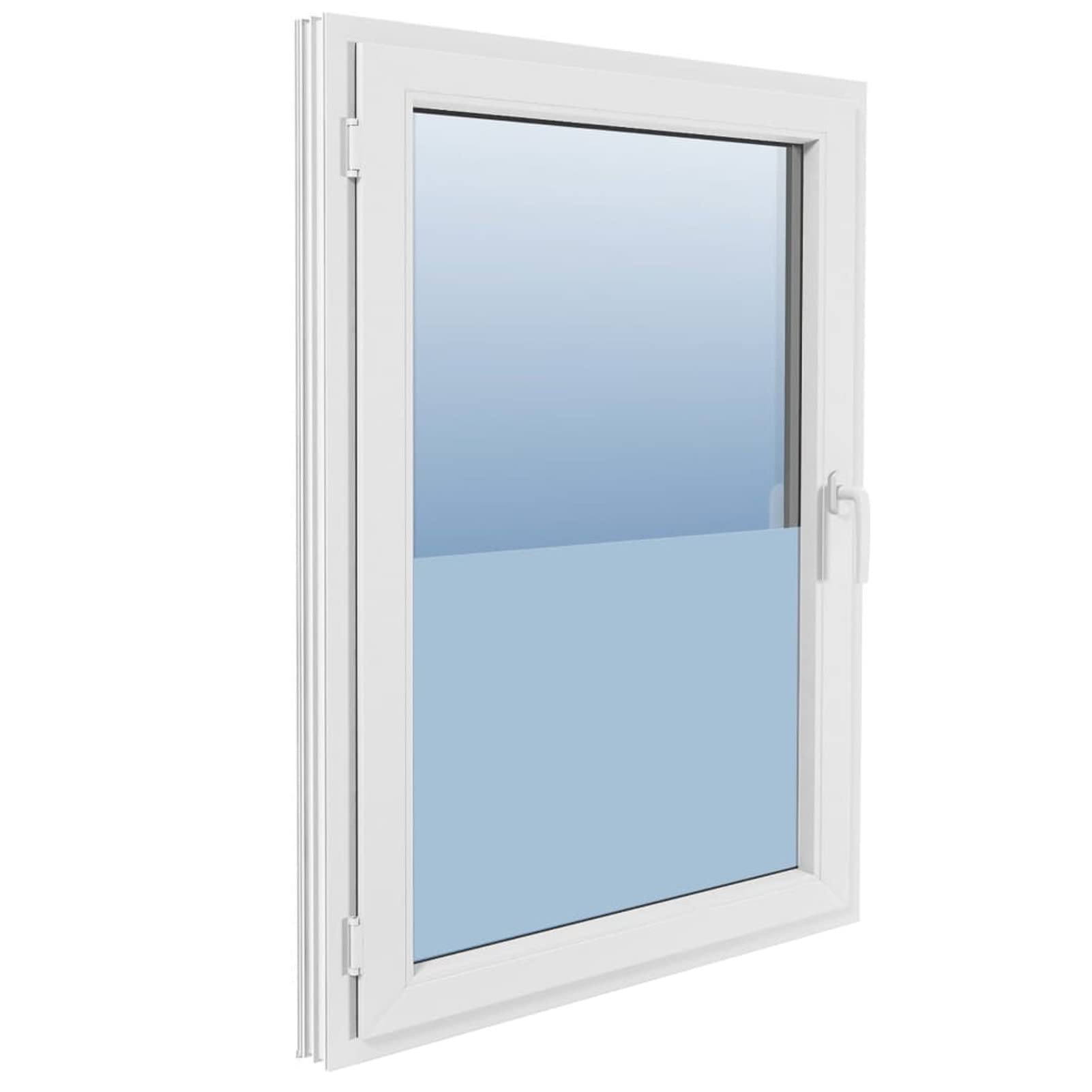 Fensterfolie Sichtschutzfolie Milchglas Selbstklebend, Folie Fenster Sichtschutz, Klebefolie Fenster, Fensterfolie, Blickdichte Fensterfolie, Sichtschutz Folie, 0,9×20 m