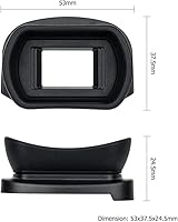 Vista 83 de EOS R10 Eyecup Eyepiece,Soft Silicon Extended Camera Eye Cup Viewfinder especialmente diseñado para cámara sin espejo Canon EOS R10