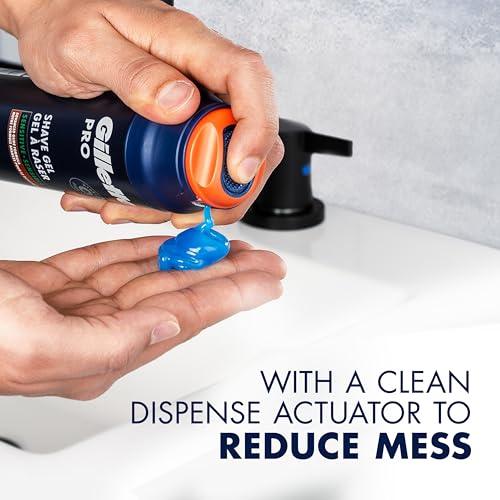 Gillette Pro Shaving Gel For Men Cools To Soothe Skin And Hydrates Facial Hair thumb #3