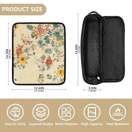 Organizador de herramientas para cabello 2 en 1 con tapete resistente al calor miniatura 4