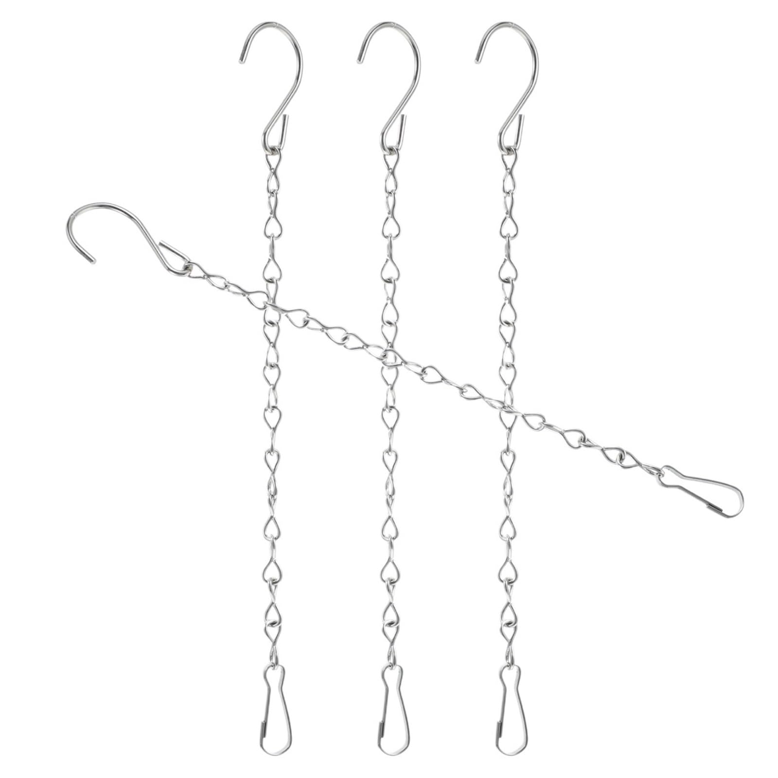 WUYXTO 4 Pcs The Chain Hanging For Bird Feeders Birdcage Chains Baskets Flowerpot Iron Bulk Plants For plant