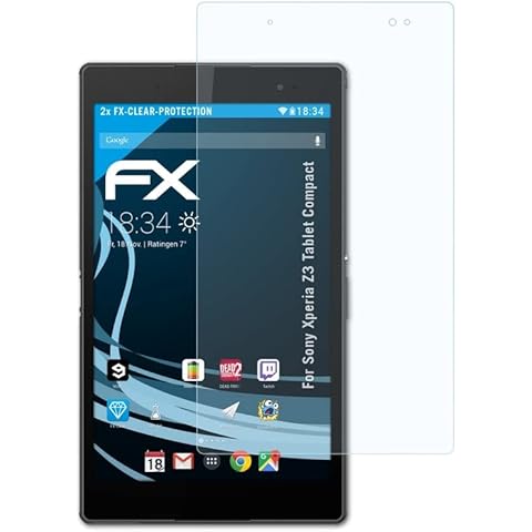 atFoliX Lámina Protectora de Pantalla Compatible con Sony Xperia Z3 Tablet Compact Película Protectora Cover