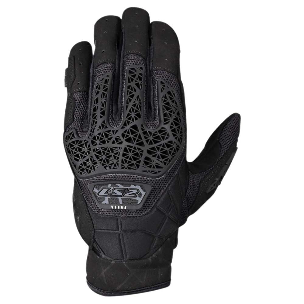 LS2 All Terrain II - Guanti da moto, colore: Nero
