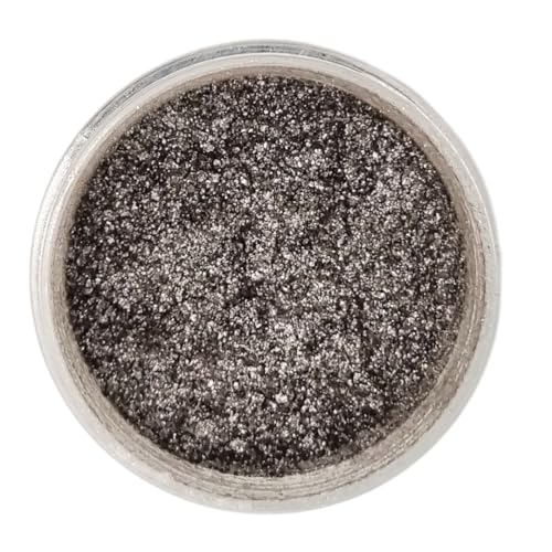 Azucren, Essbarer Glitter, Tortendekoration, Glitter für Getränke, Ideal zum Verzieren von Torten, Fondant, Buttercreme und Getränken, Farbe Silber, 5 Gramm. AZUSHINE