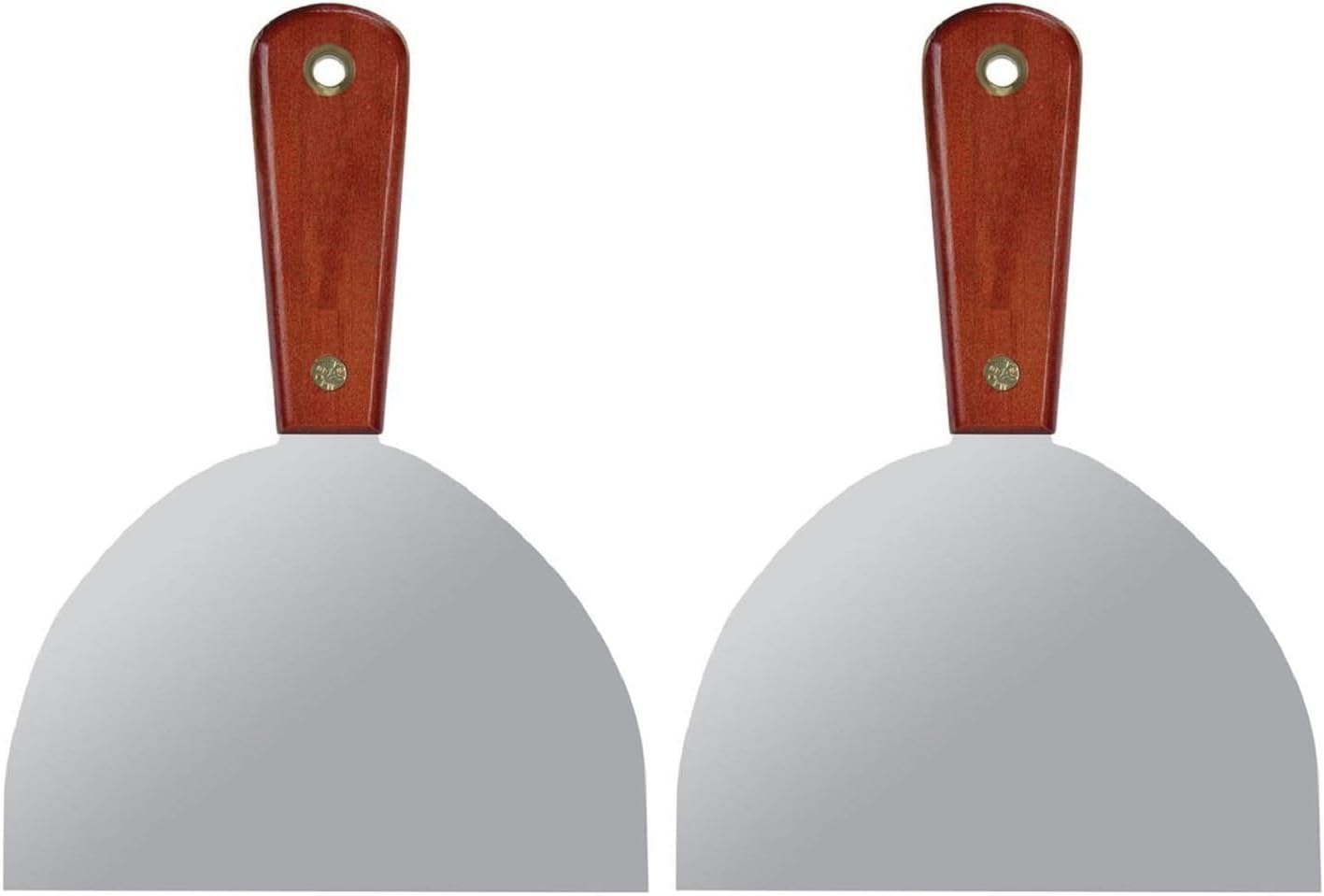 Warner Manufacturing Warner Tool 10748 3" SS Stiff Scraper, Rosewood Handle, Multicolor (Pack of 2)