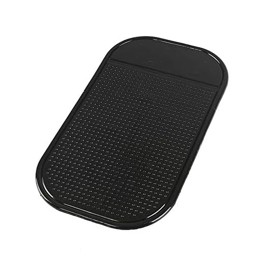 Dashboard Pad Anti-Slip Mat for Car GPS Phone Holder Silica Gel Sticky Non-Slip Surface 12x7cm Black(1pcs)