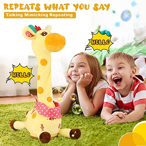 Sprechender Giraffe Tanzende Kuscheltier Lautstärkeregler Kinder Geschenk – Ansicht 5