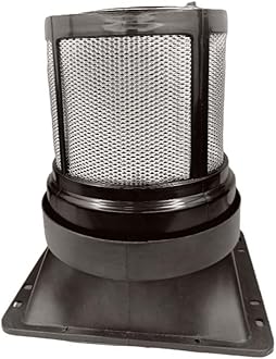 AAYOMA Charcoal Carbon Filter for Kitchen Autoclean Chimneys, Ductless BLDC Chimney | Suitable for All Brands - Faber, Elica, Glen, Hafele, Kaff, Crompton, Hindware | 6 Inch Installation Kit