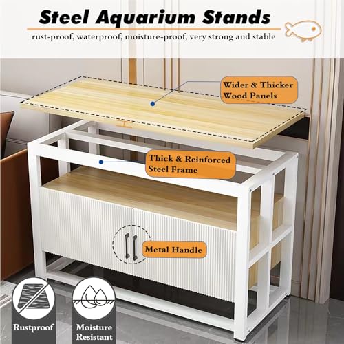 Estante de acero resistente para peceras, reptiles, criadores, tanques, almacenamiento, terrarios comerciales