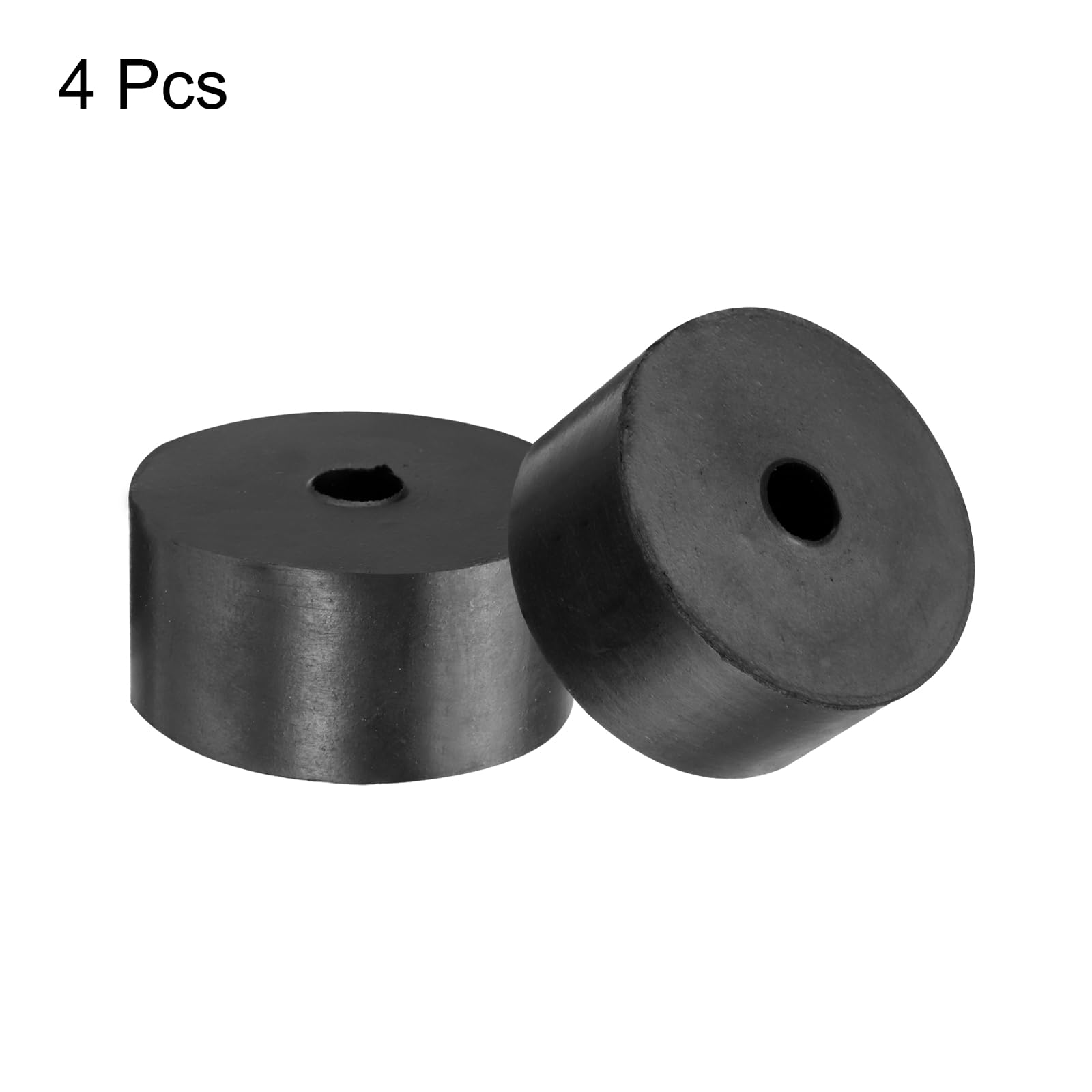 QUARKZMAN 4 stuks rubberen afstandhouders 80 mm OD 26 mm ID 30 mm hoogte, rond, anti-vibratie, dikke rubberen schijven voor accessoires voor huis en auto QUARKZMAN 4 stuks rubberen afstandhouders 80 mm OD 26 mm ID 30 mm hoogte, rond, anti-vibratie, dikke rubberen schijven voor accessoires voor huis en auto