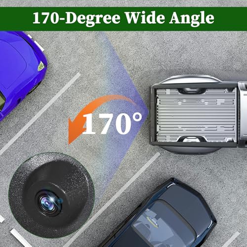 Image of Tailgate Handle with Backup Camera Compatible with Dodge Ram 1500 2500 3500 2002-2008, Waterproof Bacpup Camera with Night Vision Replace for 80165, 55276237AA