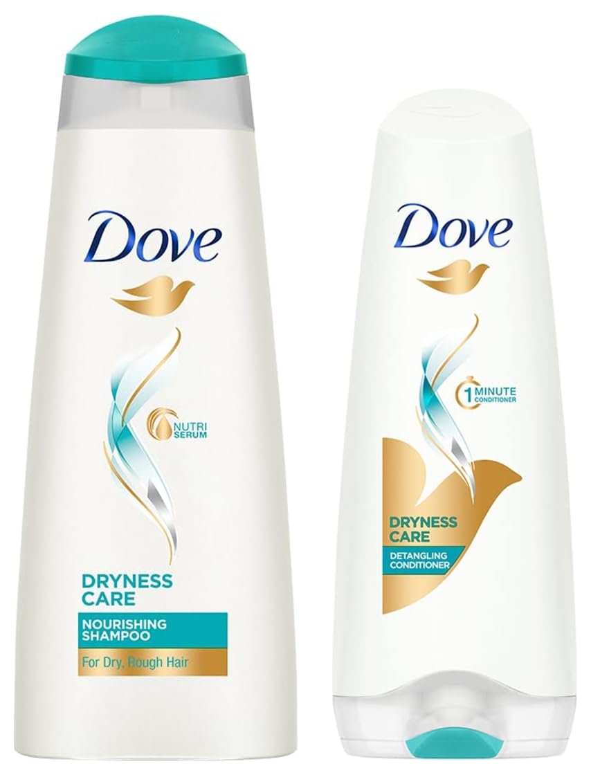 Dove Dryness Care Shampoo, 340ml And Dove Dryness Care Conditioner, 180ml-image-10