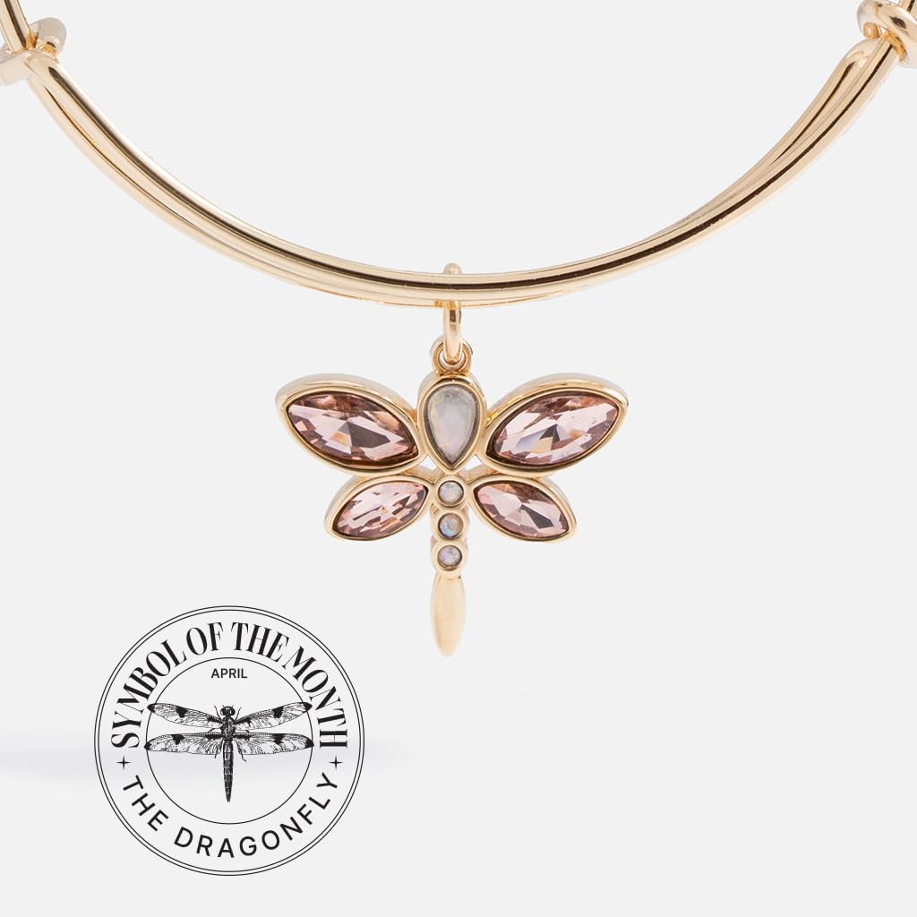 Alex and Ani Crystal Dragonfly Bangle - Image 3
