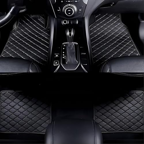Tapis de sol voiture en cuir noir Opel Vauxhall Astra J 2012-2018