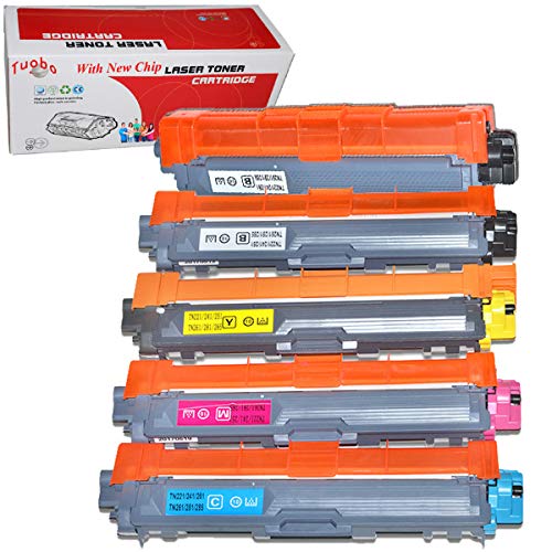 Inktoner 5 Pack (2Bk/C/M/Y) Tn-221 Tn-225 Compatible Toner For Brother Mfc-9130Cw Mfc-9330Cdw Mfc-9340Cd #TOP4
