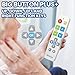 EZclicker Big Button Universal TV Remote (Silver) Simple Easy to Use, Great for Seniors, Works with Major TV Brands (2xAAA Batteries Not Included)