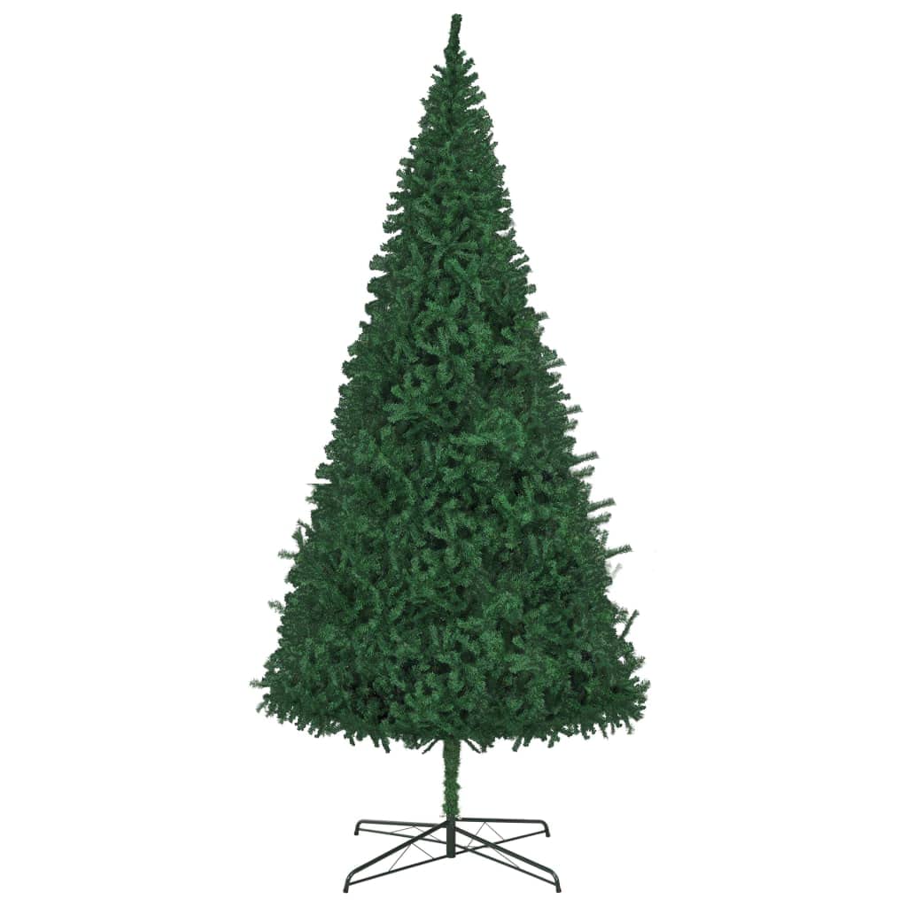 vidaXL Arbol de Navidad Artificial 400 cm Hogar Casa Decoración Navideña Estilo Abeto Pino Adornos Elemento Fiesta Christmas Celebración Verde