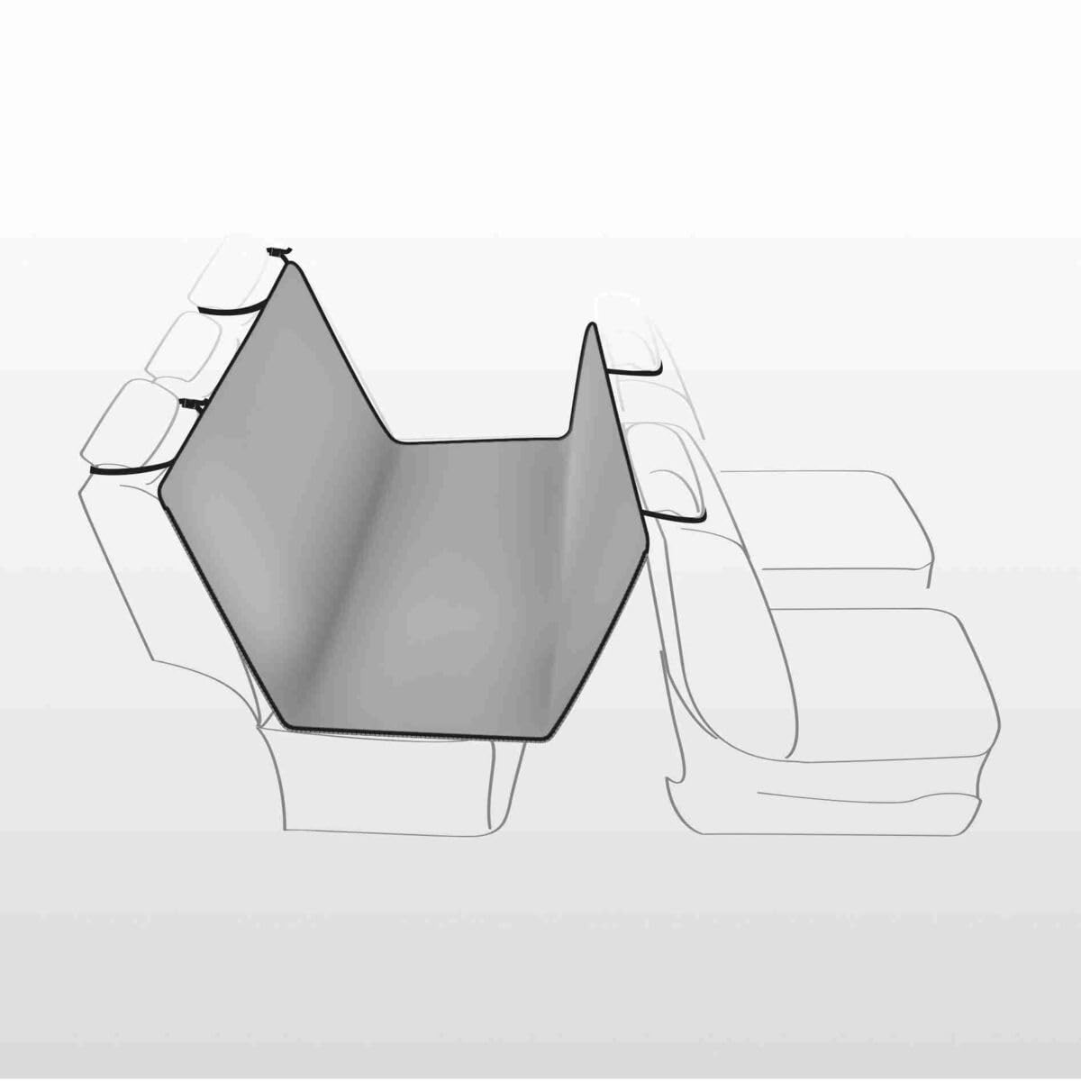 Trixie perro asiento de coche con efecto pelo