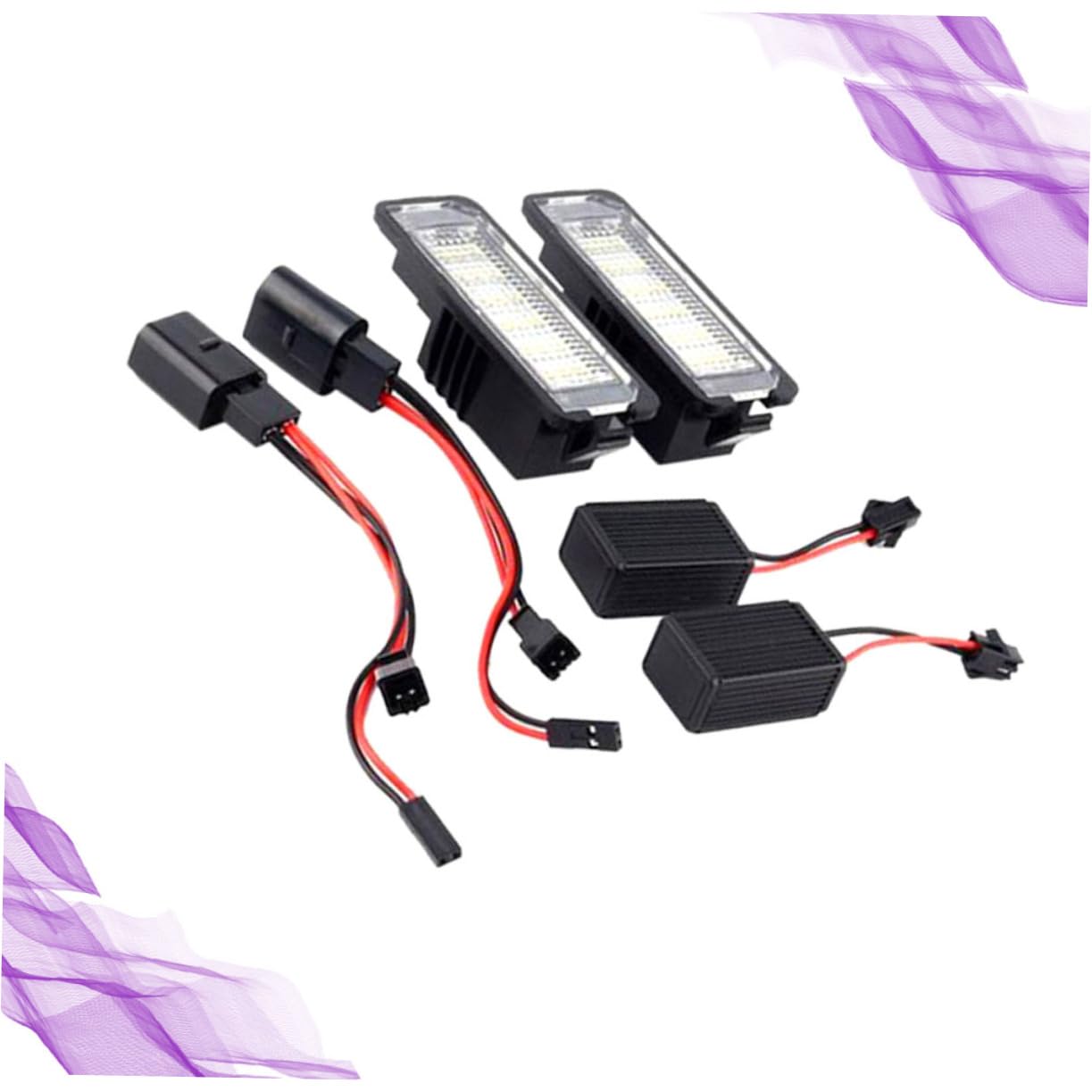GLEAVI 12piezas Luces Led De Matrícula De Iluminación Exterior Para Golf y Instalación Directa Eficiencia Energética y Alta Luminosidad