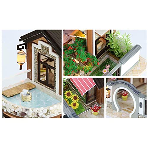 Woodcraft Construction Kit-Holzmodellbau-Set, DIY-Miniatur-Puppenhaus-Set, Handgefertigte Mini-Raum-Bastelsets Mit… – Bild 6