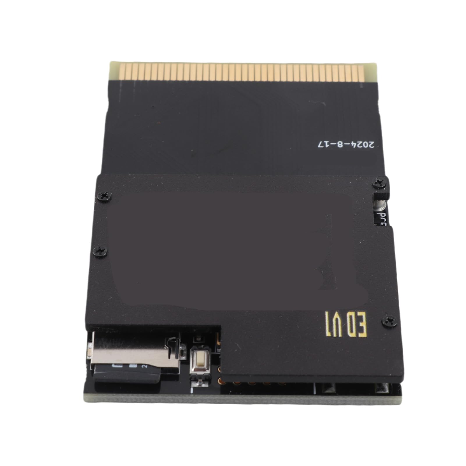 KIMISS Tarjeta de cartucho de juego 1000 en 1 para motor de PC, para consola TurboGrafx 16, cartucho de flash de tablero negro dorado, soporte para varios juegos