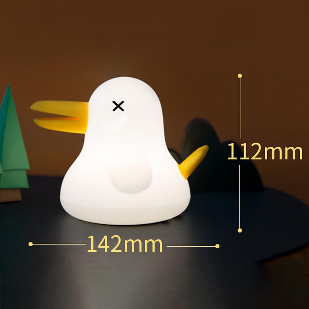 Luz Nocturna Recargable para guardería de Animales - luz Nocturna con atenuación Continua Lámpara de Noche de Dibujos Animados para niños