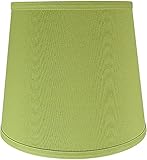 Aspen Creative 58786A, Empire Uno Lamp Shade, Lime Green, 7.5' Top x 10' Bottom x 8.5' Slant Height, Slip UNO 33mm