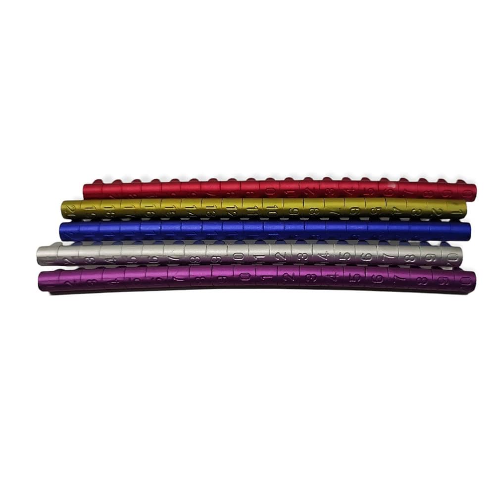animallparadise - 100 bagues en métal ø 4mm pour perruches, différentes Couleurs