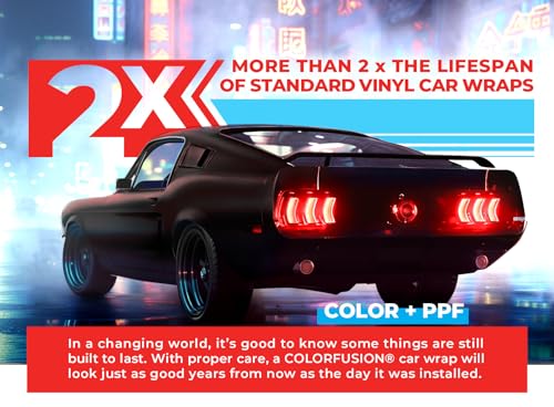 Image of ColorFusion PPF by VViViD, Matte Stealth Demon Black Dry Apply PPF Vinyl Car Wrap Roll 6ft x 5ft
