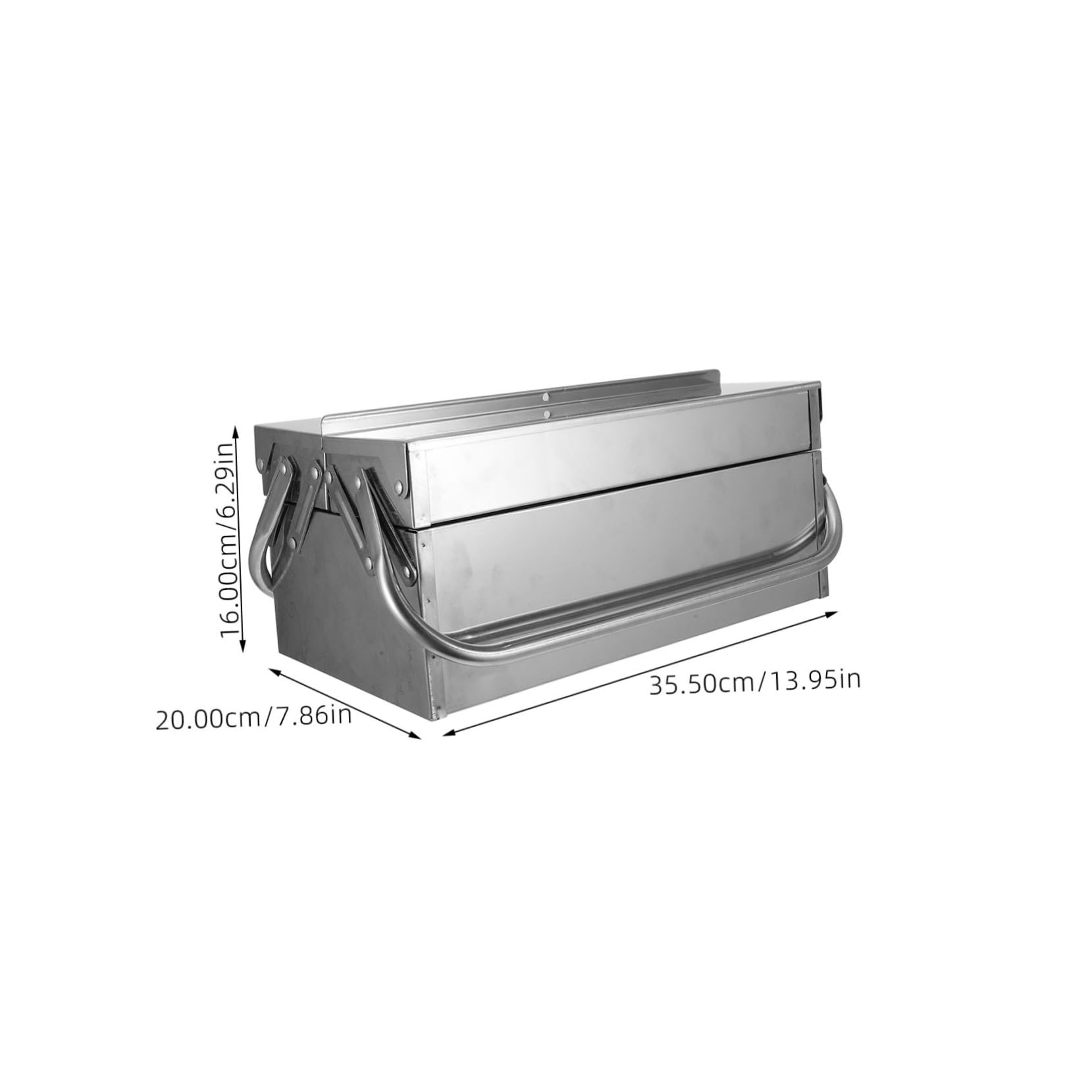 jojofuny Caja De Herramientas Maletín De Transporte Asa Almacenamiento Elegante