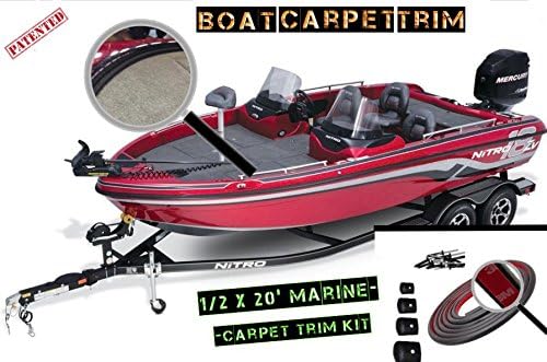 Self Adhesive Marine Carpet Trim Kit[Multiple Sizes] +10 Rivets +4 End-Caps