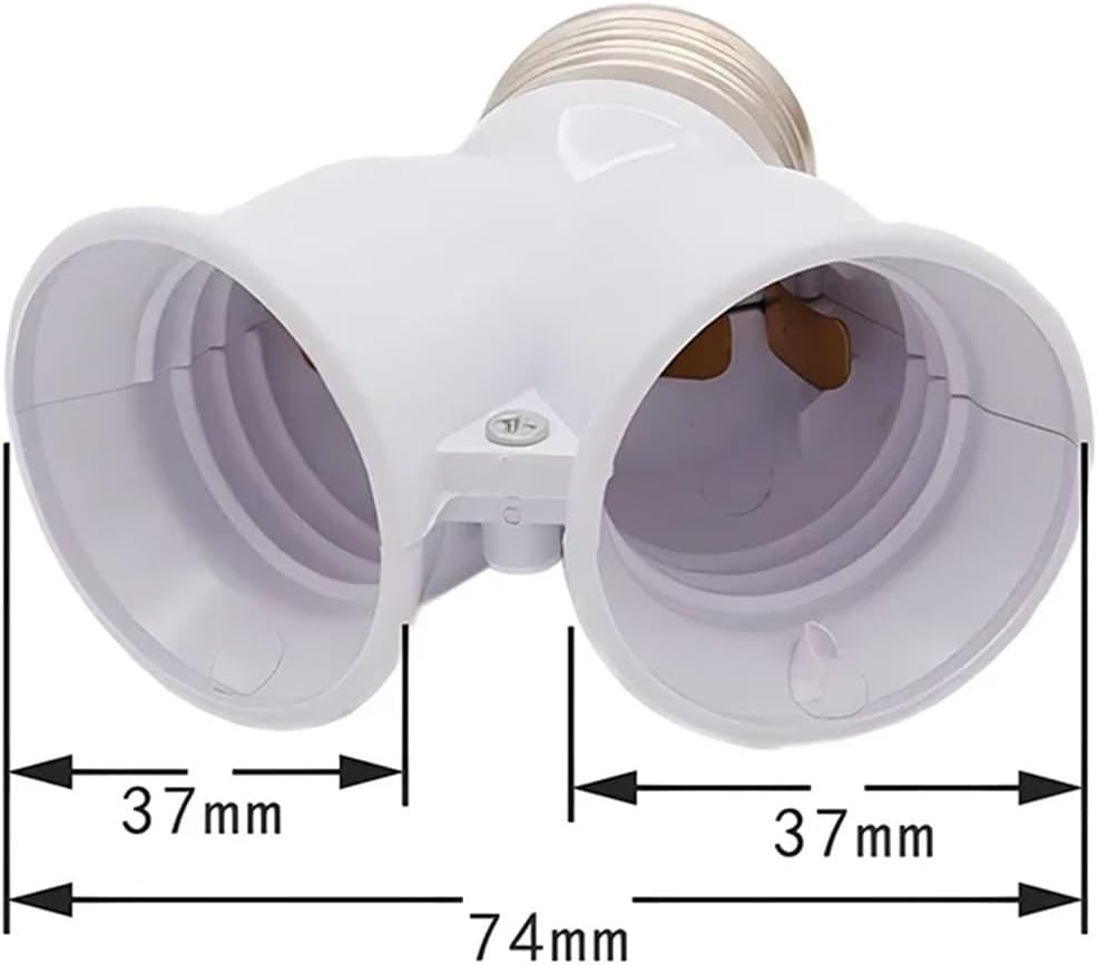 Straight Tube Lamp Stems 4pcs E27 Lamp Holder Extender for Light Fixture Assembly Or Repair