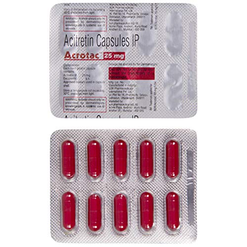 Image of Acrotac 25 mg - Strip of 10 Capsules