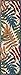 HomeRoots 384807 2 x 6 ft. Multi Color Leaves Indoor & Outdoor Runner Rug