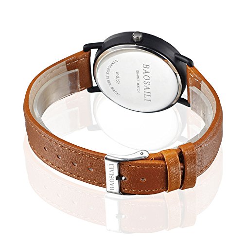 Image of BS Big plate Arab Numbers Scales Watch for Men