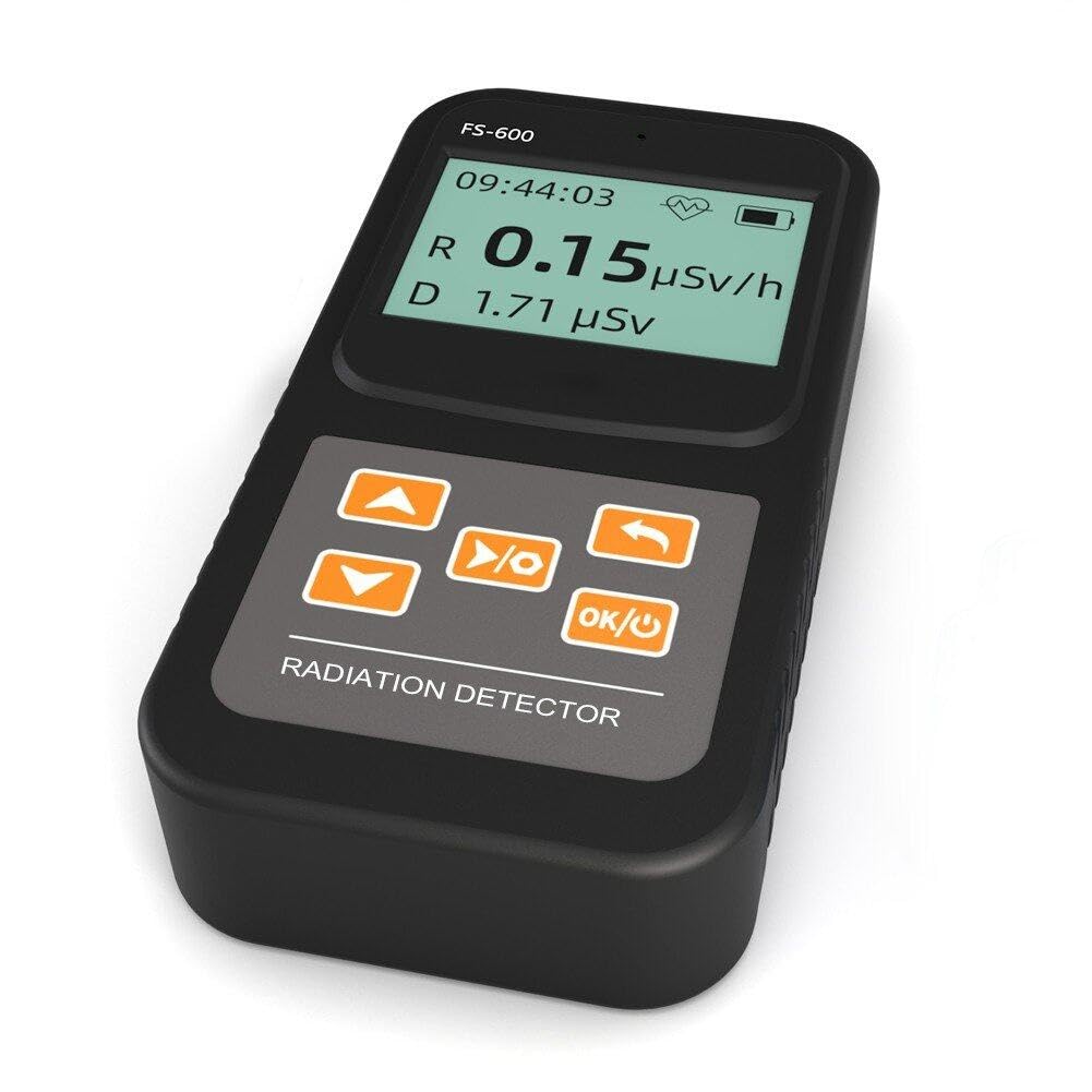 Geiger Contador De Radiación Nuclear Alarma De Dosis De Alta Precisión Medidor De Radiactivo Gamma X Data Tester Dosímetro