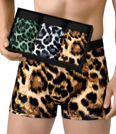 Shivansh Men's Extra Thin Elastic Underwear Long Comfortable Ice Silk Breathable Comfort Brief-Boxer-Trunks Imported Material Pack of 3-picture-51