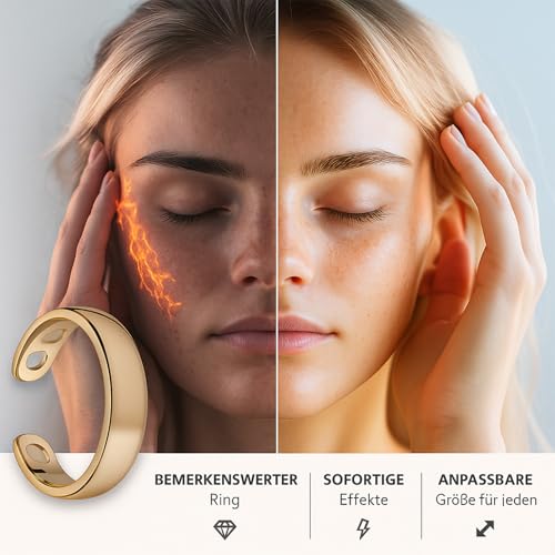 Gipfelfreund Nevolta Magnetring Vital, Nevolta Schnarch, Nevolta Magnetfeldtherapie Ring, Reduziert Stress, Angstgefühle Verbessert Dieschlafqualität