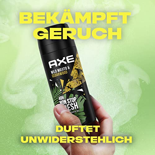 Axe Deo Wild 6 x 150ml Deospray ohne Aluminium