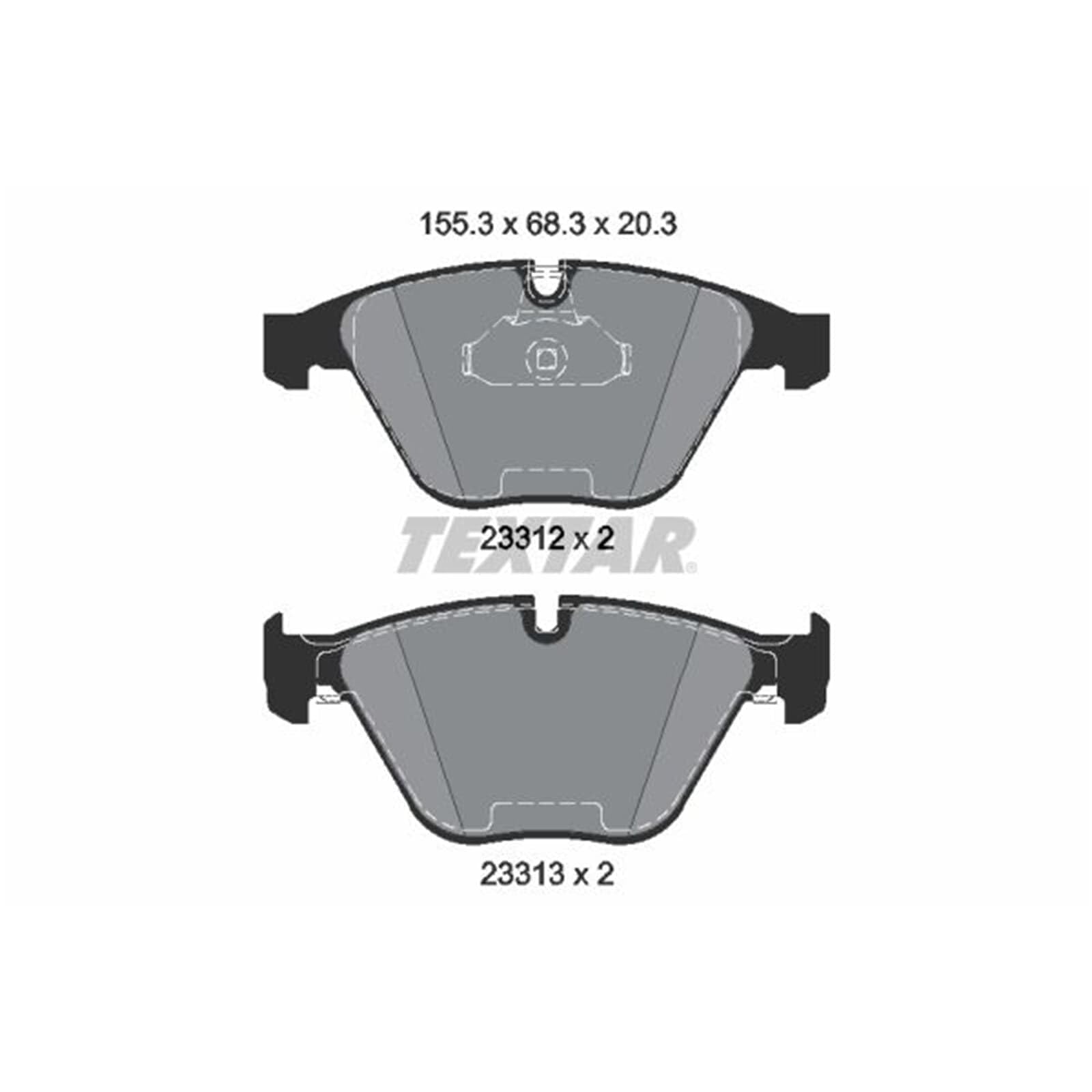 Textar Bremsscheiben + Beläge vorne + hinten | 92122605 + 2331211 + 92202003 + 2373201 + Textar Kompatibel mit 5 (E60)