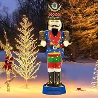 Verlichte notenkraker 624 LED (H120 cm) Infinity Koud wit/Multicolor - Kerstdecoratie voor de woning
