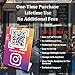 Social Media Stand with NFC & QR Code Sign - Easy and Fast Access to Social Media Page for Customers - Gain More Followers, Simple Setup, No Monthly Fees, For All Businesses, Compatible with Instagram