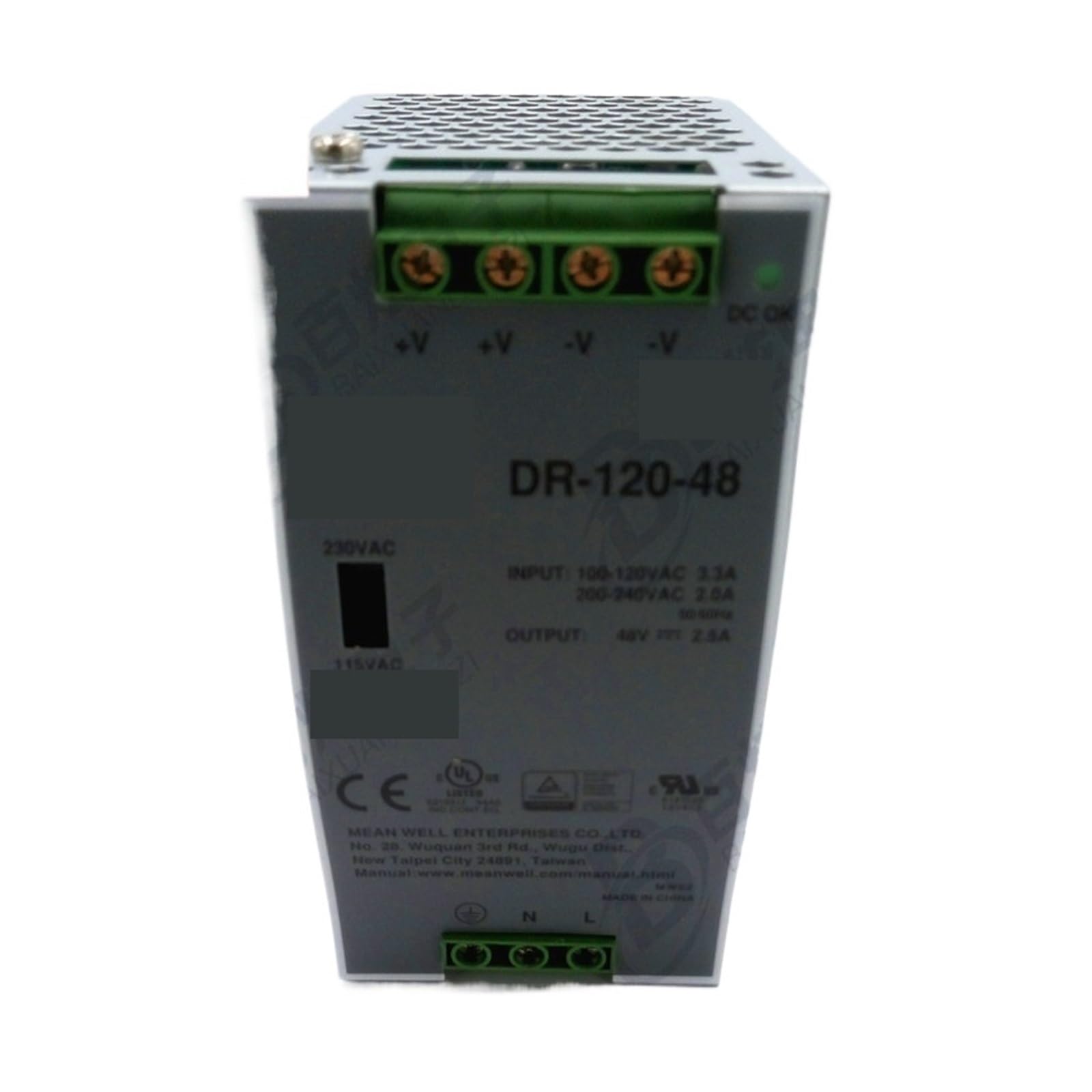 Transformateur DR-120-48 120W pour stabiliser le réseau domotique de la maison
