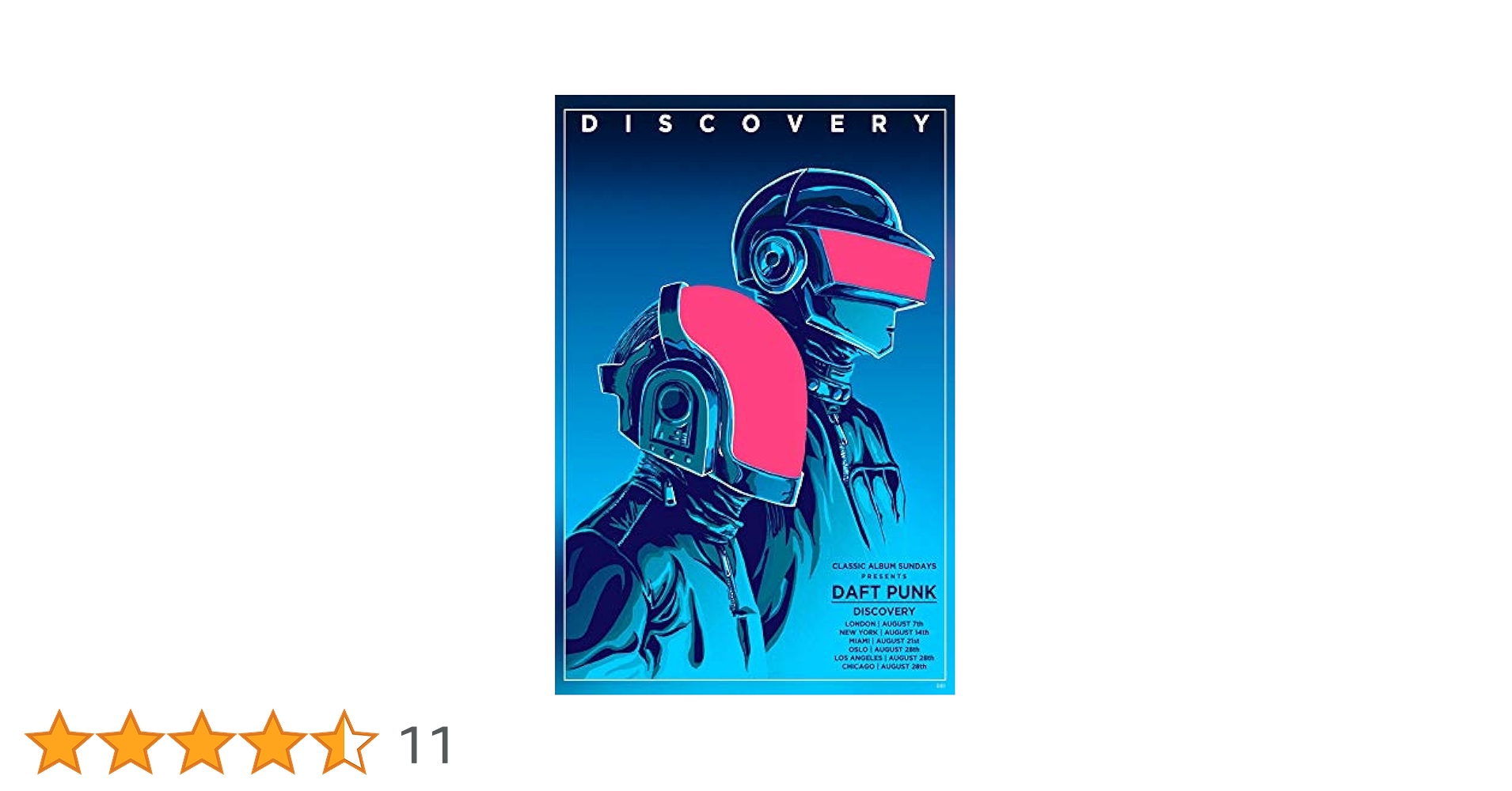 Daft Punk Poster Paper Print (18 inch X 12 inch, Rolled