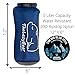 The Big Blue Mtn Lightweight Puffy Camping Blanket for Hiking, Backpacking, Hammock, Tent, Stadium, Travel (Navy Gray, 78