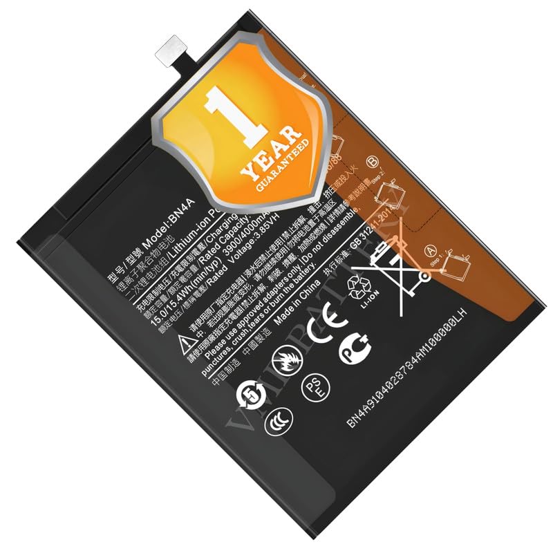 Image of Original BN4A Battery Compatible for Xiaomi Redmi Note 7 (M1901F7G, M1901F7H, M1901F7I) | Redmi Note 7S (M1901F71) | Redmi Note 7 Pro (M1901F7S) - (4000mAh) - 1 Year Warranty K7