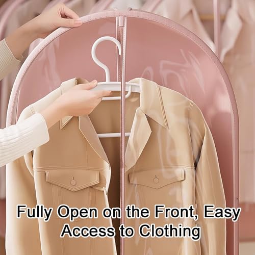 Breathable Clothes Garmet Bag, Dustproof Garment Bag with Zipper, Clear Garment Bags for Storage, for Travel, Home Storage4
