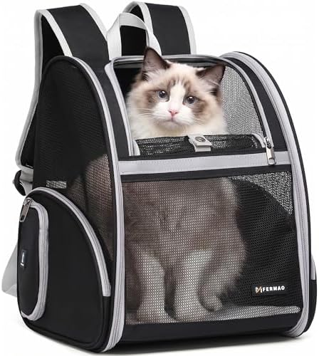 Cat Backpack Carrier for Small Dogs and Medium cat Puppy Kitten B...