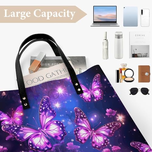 Sac à main violet résistant pour le travail et le quotidien - 6