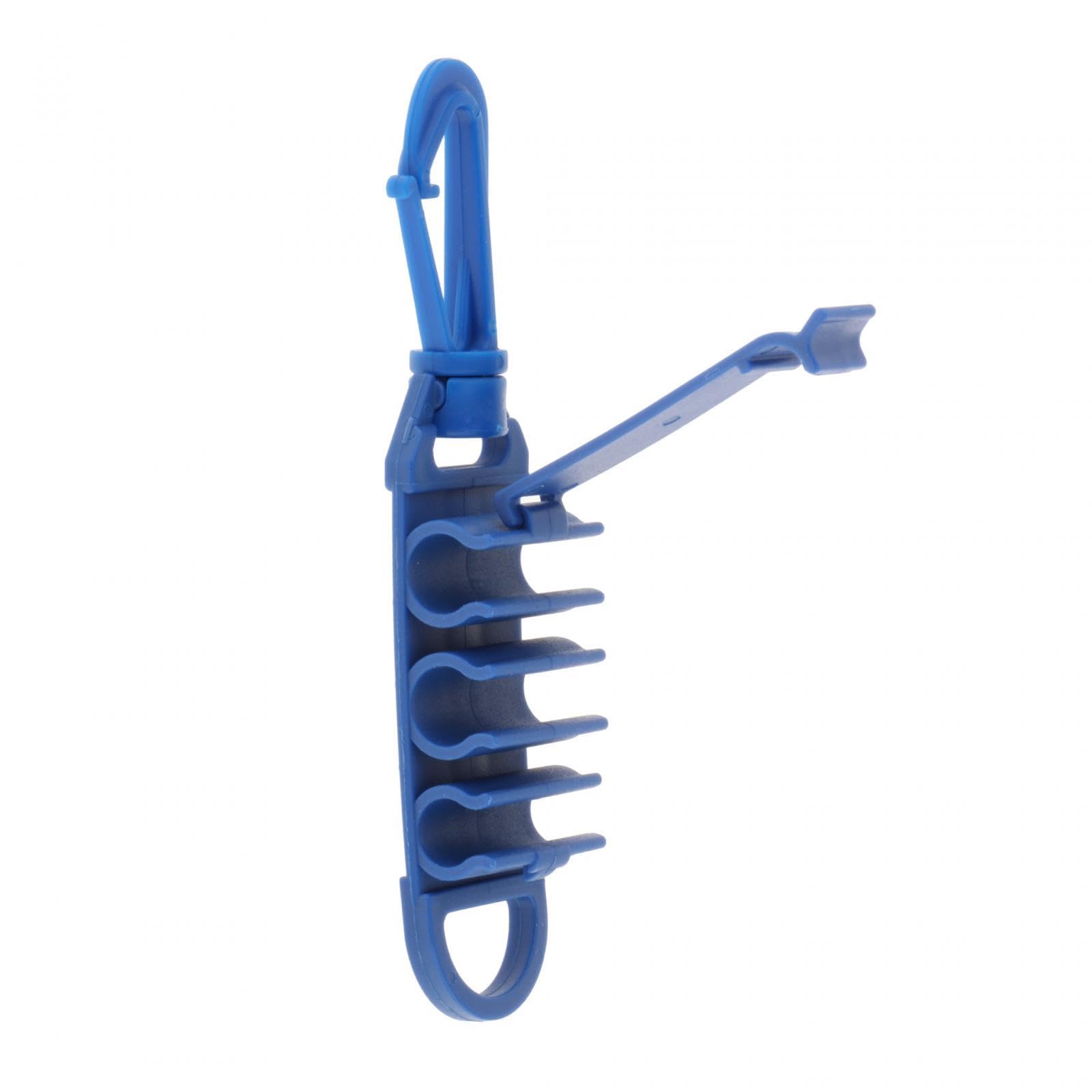 Milageto Scuba Diving Hose Clip Easy to Use Diving Regulator Hose Clip BCD Hose